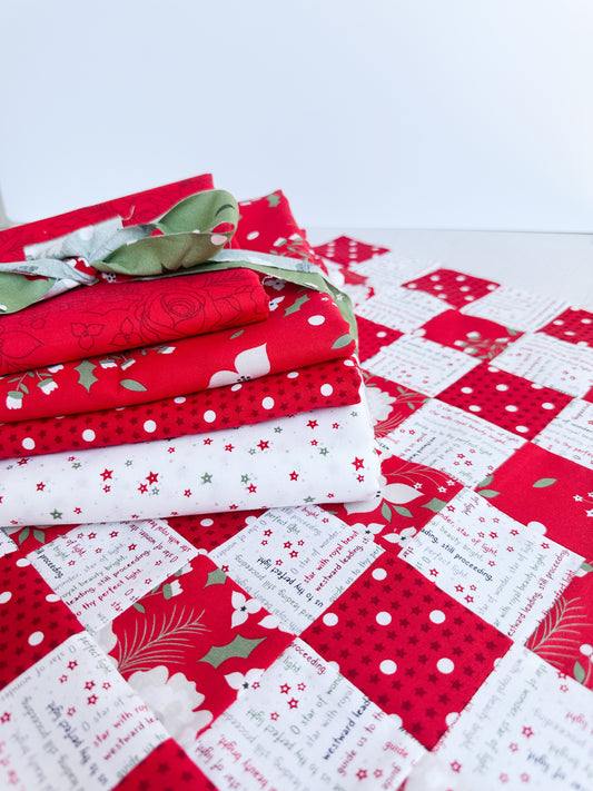 Green Starberry Buffalo Plaid Quilt Kit by Corey Yoder for Moda (Twin Size)