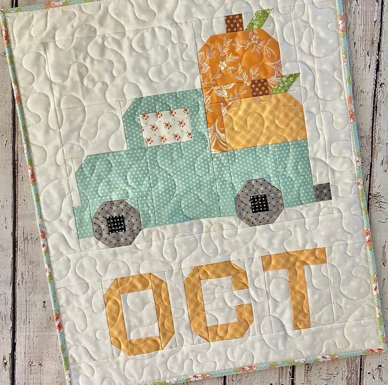 October Truck of the Month Kit - Pattern by Erica Arndt sold separately