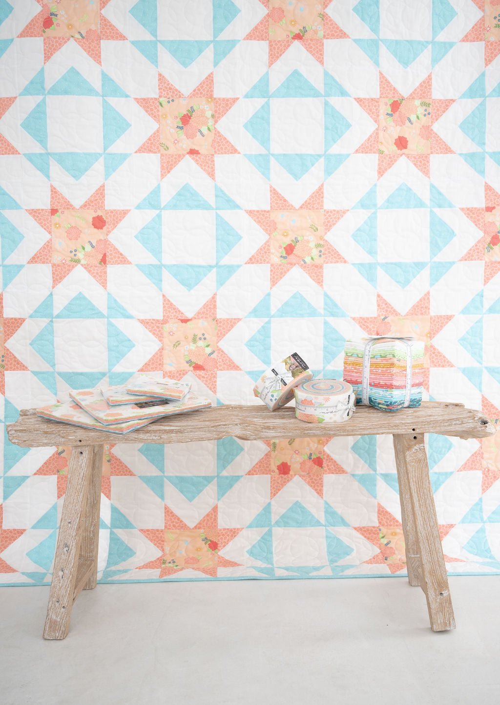 PRE ORDER Catching the Stars Quilt Kit - Honeyed Horizon Fabric