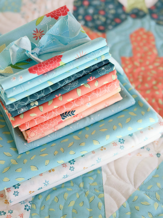 Pretty in Pumpkin Quilt Kit- Honeyed Horizon Fabric (pattern sold separately)