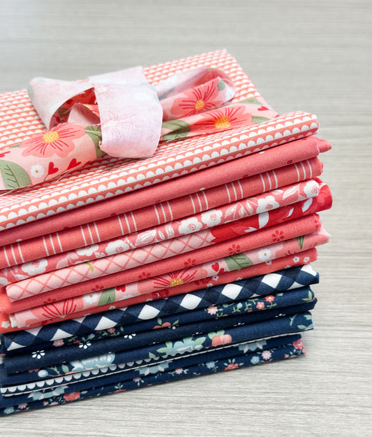 Stars and Stripes Fat Quarters (Navy)