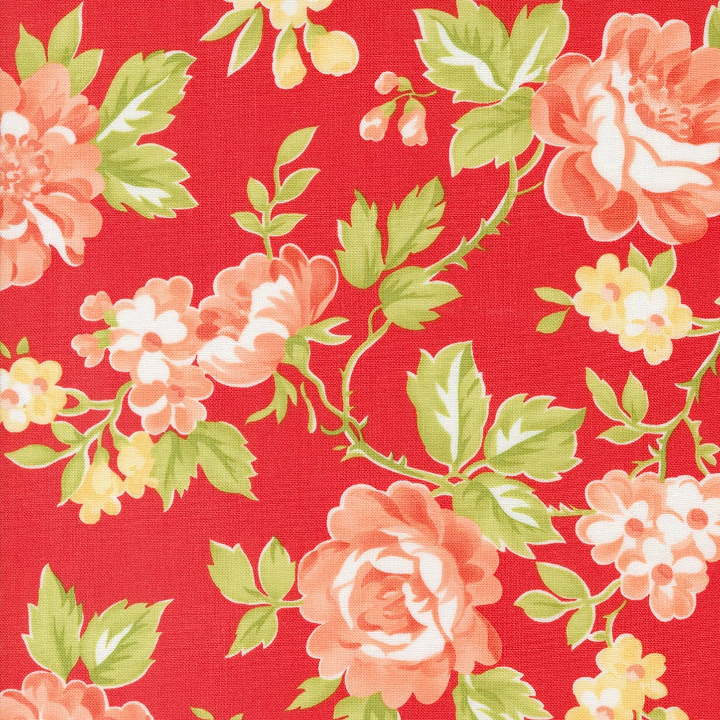 5 YARD CUT Jelly and Jam Summer Bloom Red by Fig Tree and Co for Moda 20490 14