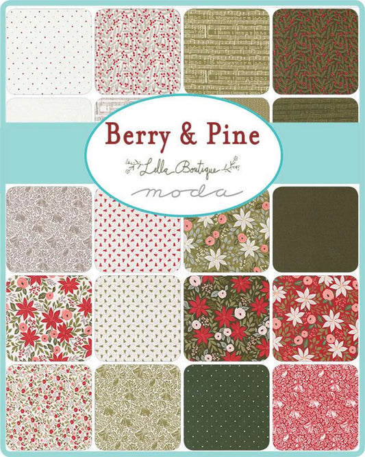 Berry and Pine Fat Quarter Bundle by Lella Boutique for Moda