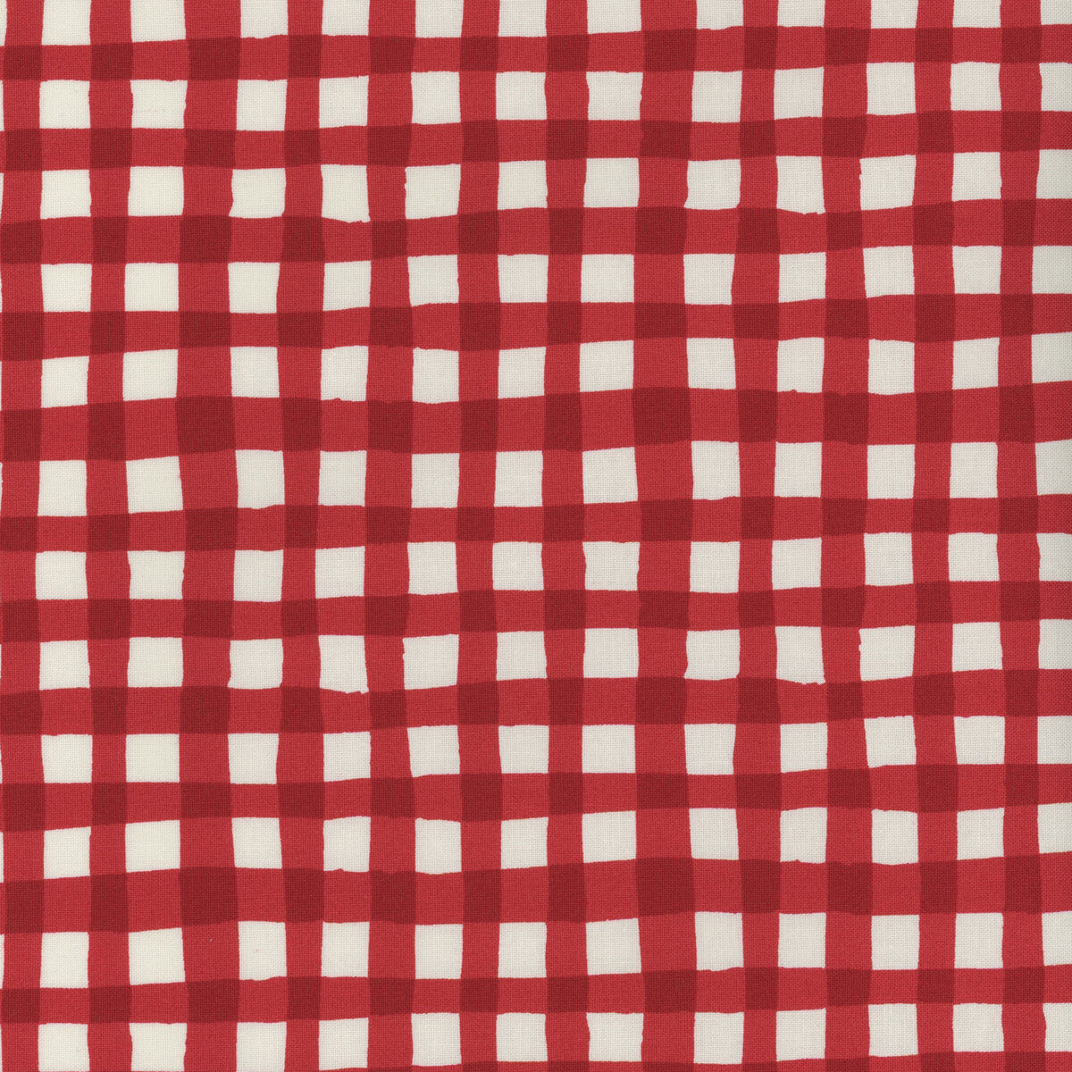 5 YARD CUT Emmitt and Ivy Gingham Red by Sweetwater for Moda 55693 12