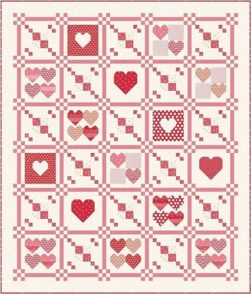 Stitch Pink Quilt Kit "Together" - Pattern by A Quilting Life Included