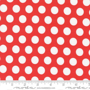 5 YARD CUT Simply Delightful Geranium Dot by Sherri and Chelsi for Moda 37642 26