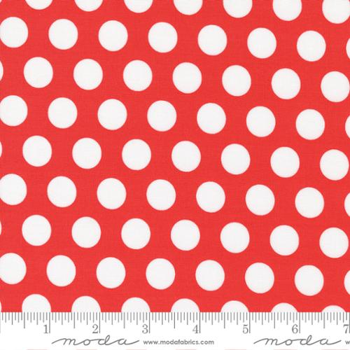 5 YARD CUT Simply Delightful Geranium Dot by Sherri and Chelsi for Moda 37642 26