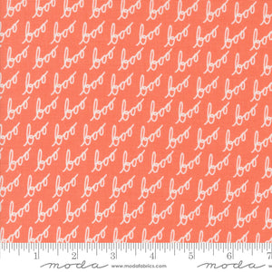 5 YARD CUT Hey Boo Boo" Soft Pumpkin by Lella Boutique for Moda 5212 12