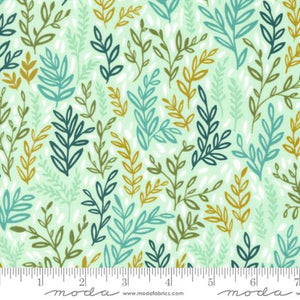 5 YARD CUT Willow Meadow Mist by 1 Canoe 2 for Moda 36062 18