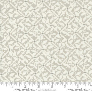 5 YARD CUT Shoreline Lattice Checks Grey by Camille Roskelley for Moda 55303 16