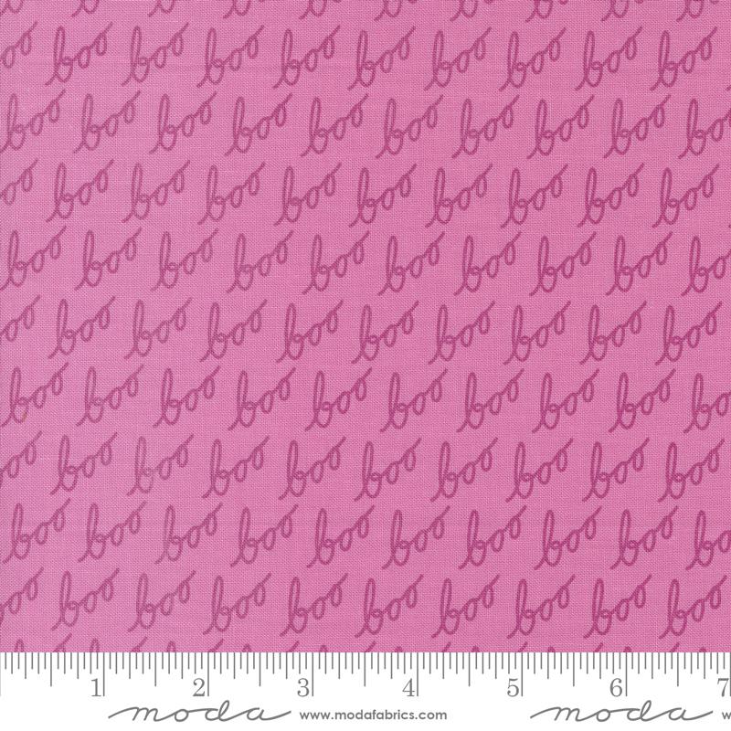 5 YARD CUT Hey Boo "Boo" Purple Haze by Lella Boutique for Moda 5212 15