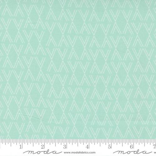 5 YARD CUT Sundance  Aqua by Crystal Manning for Moda 11907 18