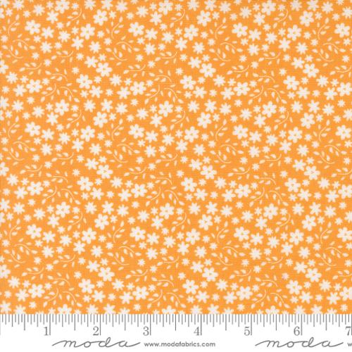 5 YARD CUT Raspberry Summer Blossom Apricot by Sherri and Chelsi for Moda 37693 14