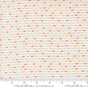 5 YARD CUT Raspberry Summer Sprouts by Sherri and Chelsi for Moda 37694 11