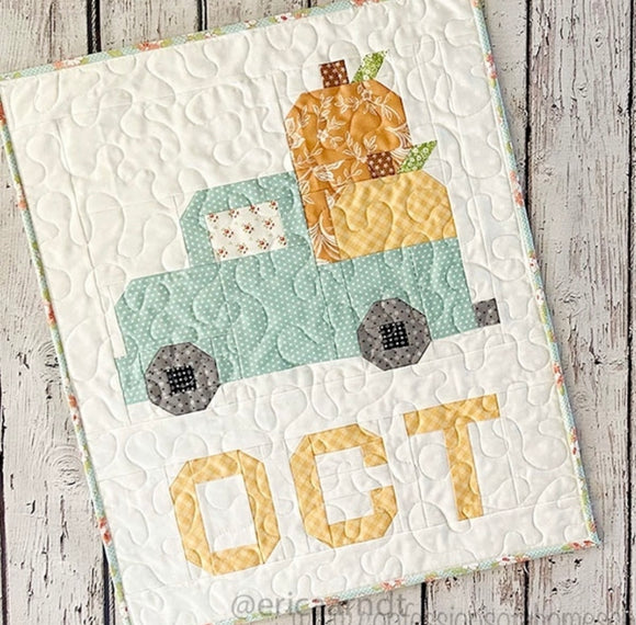 October Truck of the Month Kit - Pattern by Erica Arndt sold separately