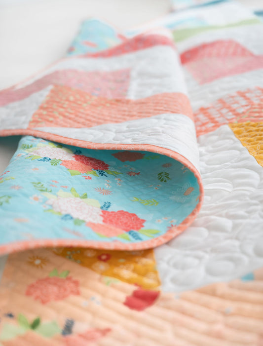 PRE ORDER Color Drift Quilt Kit - Honeyed Horizon Fabrics