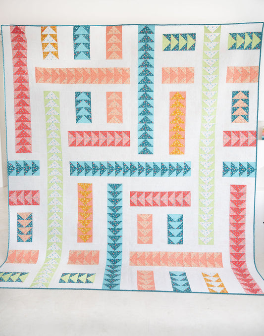 PRE ORDER A New Path Quilt Kit - Honeyed Horizon Fabric