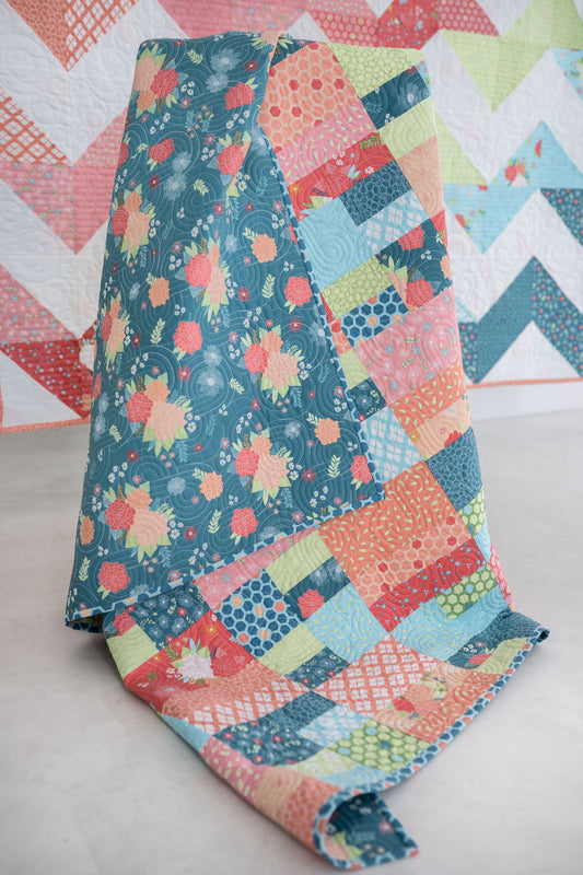 PRE ORDER Precut Pop 1 Quilt Kit - Honeyed Horizon Fabric