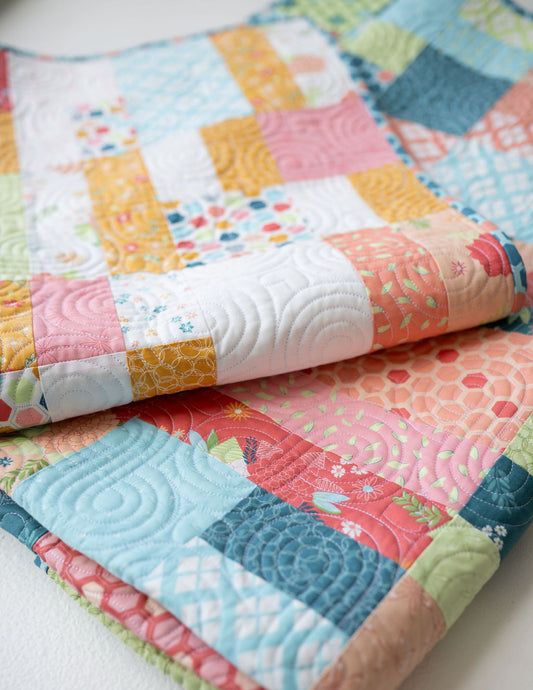 PRE ORDER Precut Pop 1 Quilt Kit - Honeyed Horizon Fabric