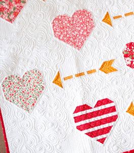 Playing Cupid Quilt Kit Pattern by Lella Boutique sold separately