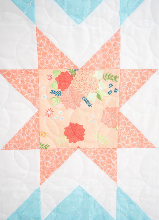 PRE ORDER Catching the Stars Quilt Kit - Honeyed Horizon Fabric