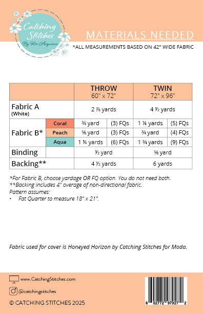 Catching the Stars Pattern (PDF)