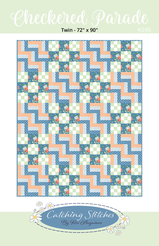 Checkered Parade by Catching Stitches #246 PDF Pattern