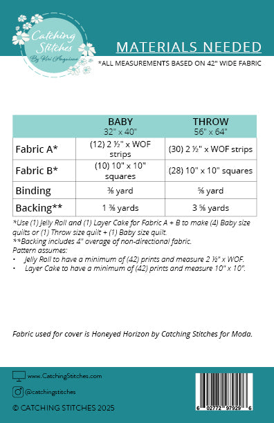Precut Pop 1 Pattern (PDF)