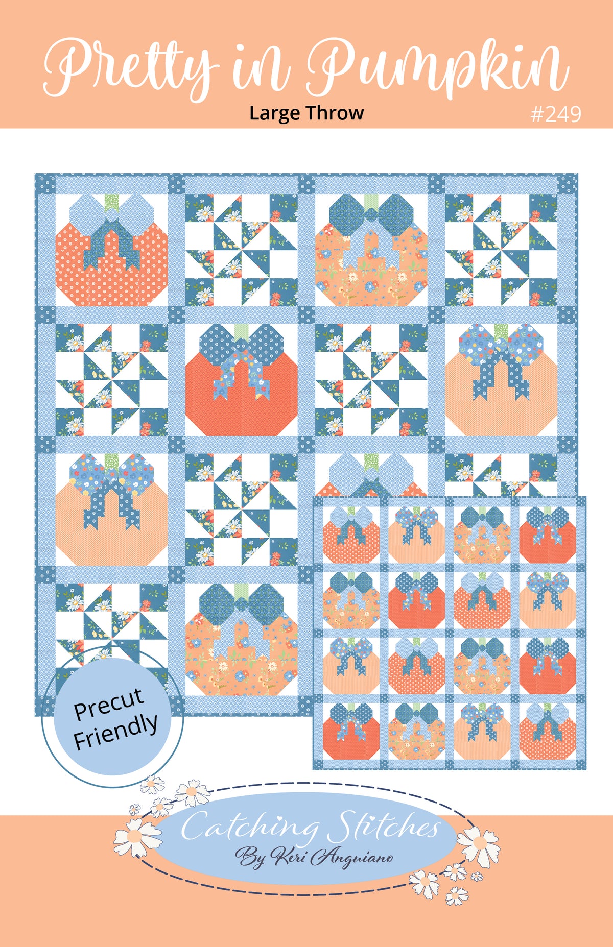 Pretty in Pumpkin by Catching Stitches #249 PAPER Pattern