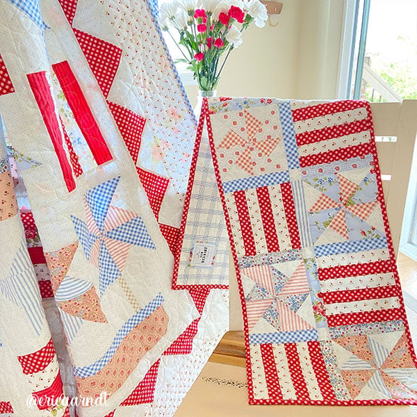 Now Shipping! Liberty Quilt Kit BRIGHT STYLE (Pattern purchased separately - directly from Erica Arndt)