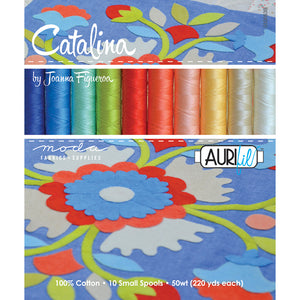 Catalina Aurifil Thread Set 10 Small Spools by Fig Tree and Co