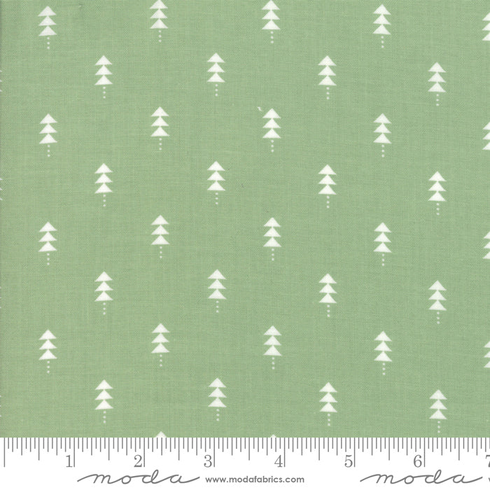 Vintage Christmas Kit - Little Tree Fabric/Aqua trucks (Pattern not included)