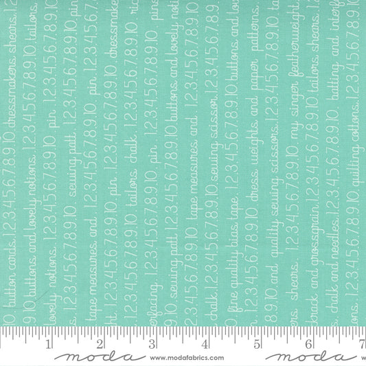 5 YARD CUT Fresh Figs Favorites Aqua by Fig Tree and Co  for Moda 20414 16