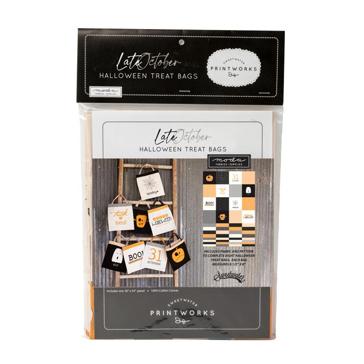 Woven Treat Bags -Printworks Late October Package by Sweetwater for Moda