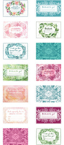 5 YARD CUT Moody Bloom Labels by Laura Muir for Moda 8451 11D